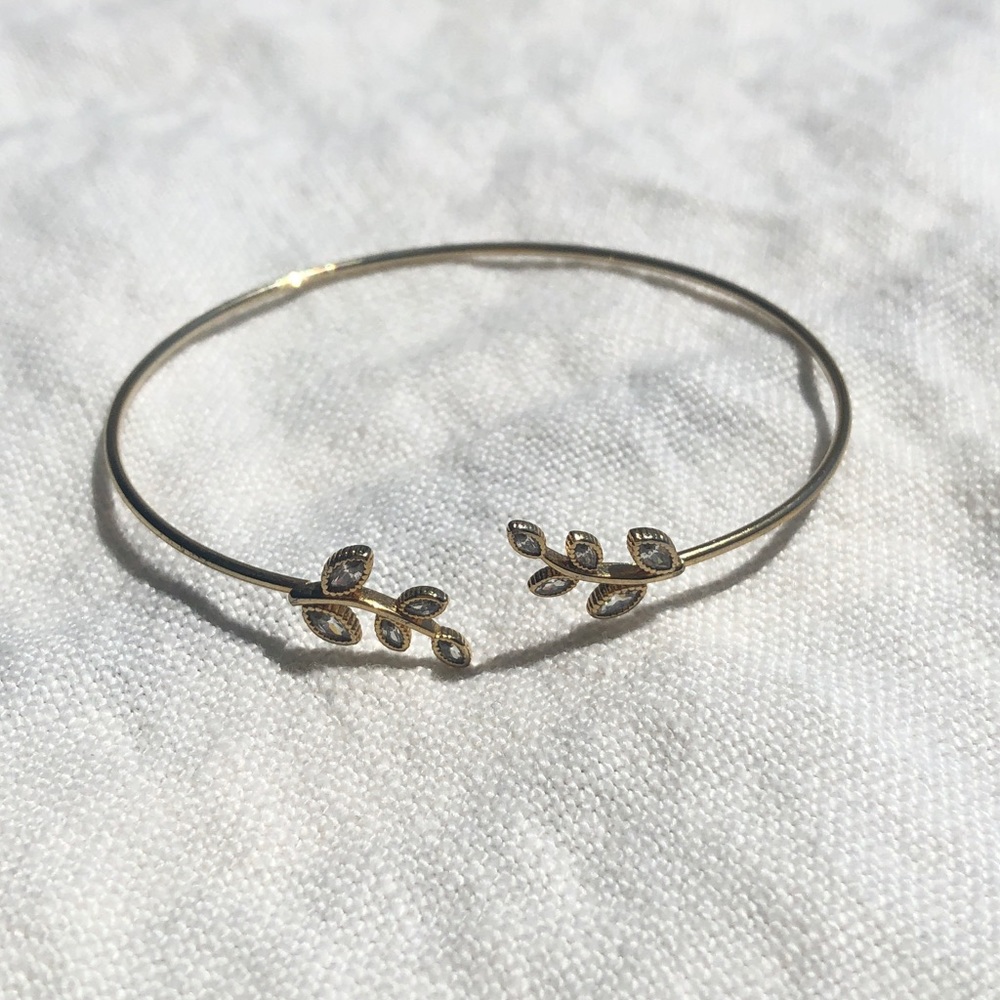 18k Gold Plated Bracelet with Swarovski Crystals